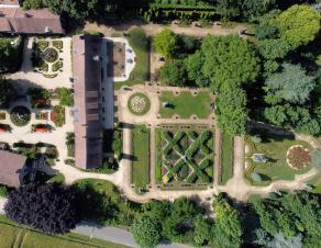 Vue aérienne du musée jardin Bourdelle