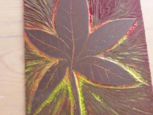 Exemple de préparatif pour linogravure.