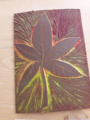 Atelier de linogravure.
